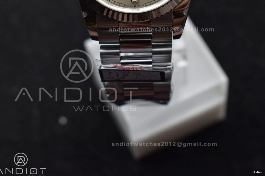 Dial SS Bracelet Silver V5 36 Diamond Steel vr3255 Edition 904L (Gain QF on Weight) Best President DayDate 0401